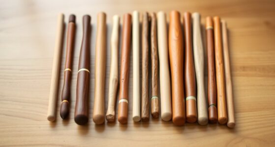 top wooden rhythm sticks