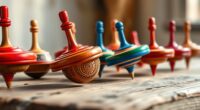 top wooden spinning toys