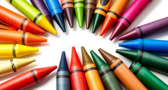vibrant beeswax crayon sets