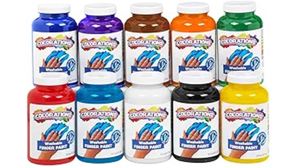 washable kids finger paint