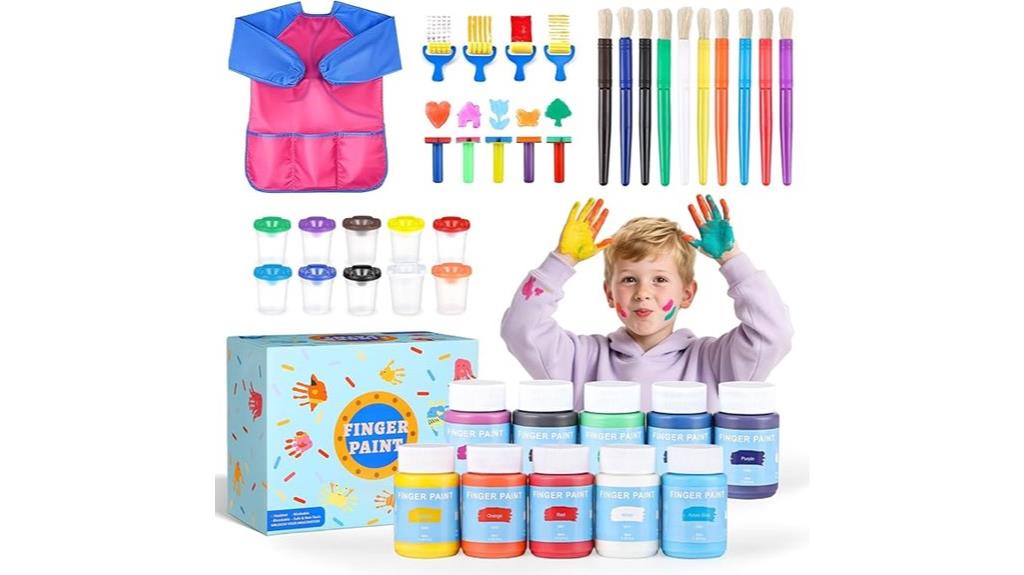 washable toddler finger paint