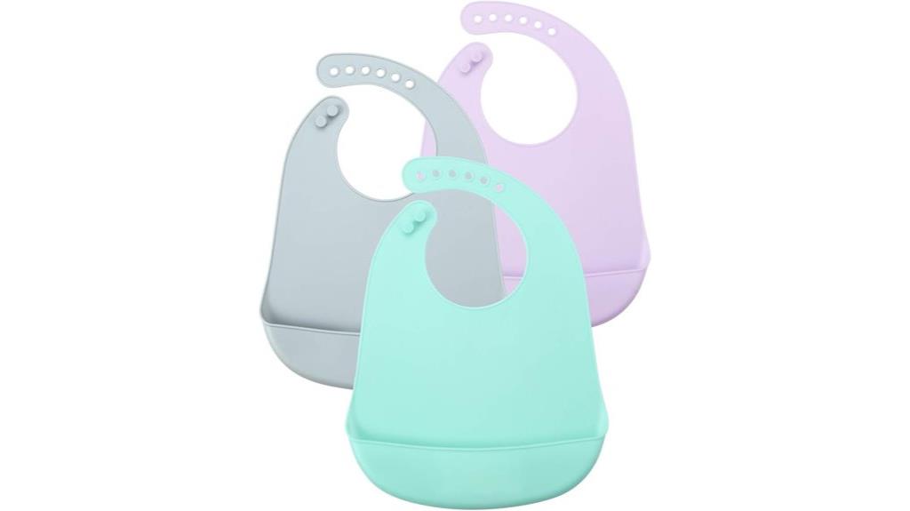 waterproof silicone baby bibs