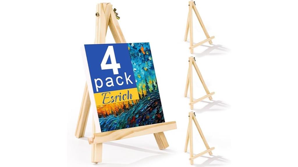 wood easels for crafts