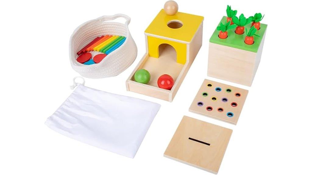 wooden baby play kit