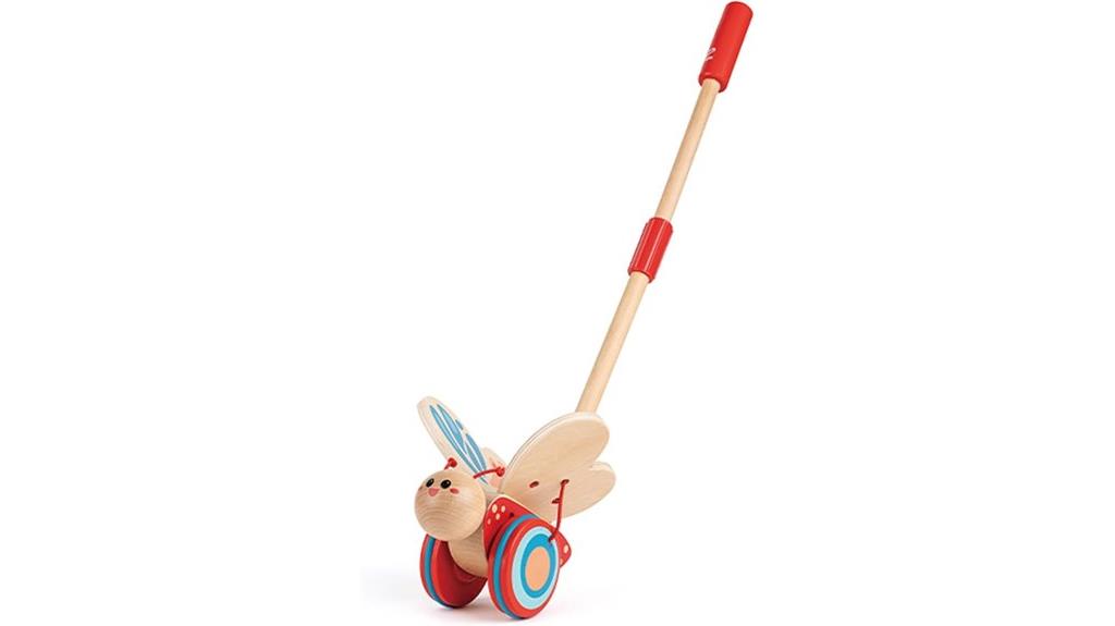 wooden butterfly toy