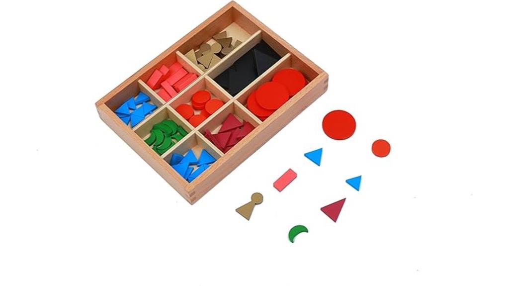 wooden grammar symbols set