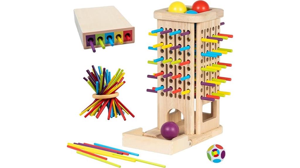 wooden montessori kids game
