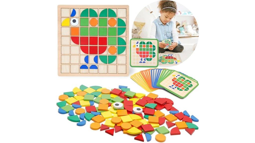 wooden montessori puzzle