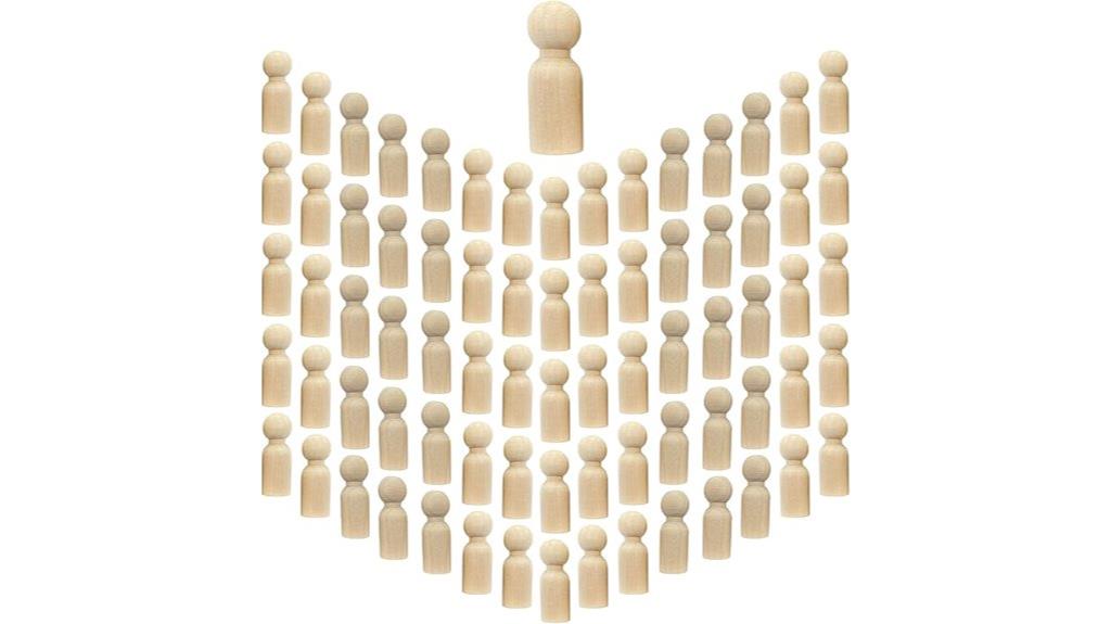 wooden peg dolls set