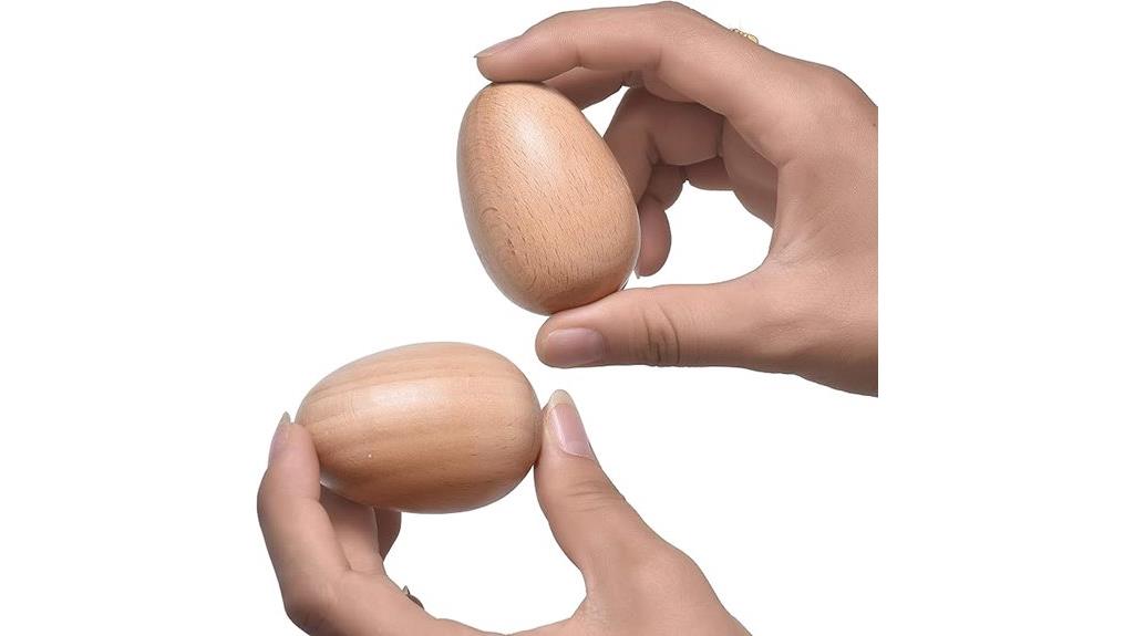 wooden percussion shakers set