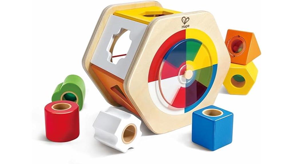 wooden shape sorting toy