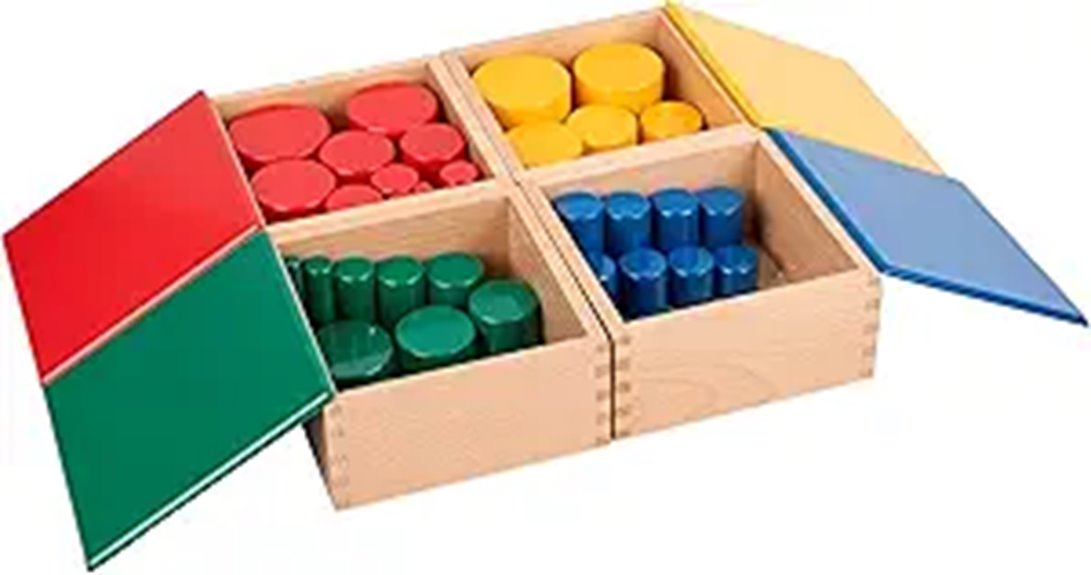 wooden toddler color blocks