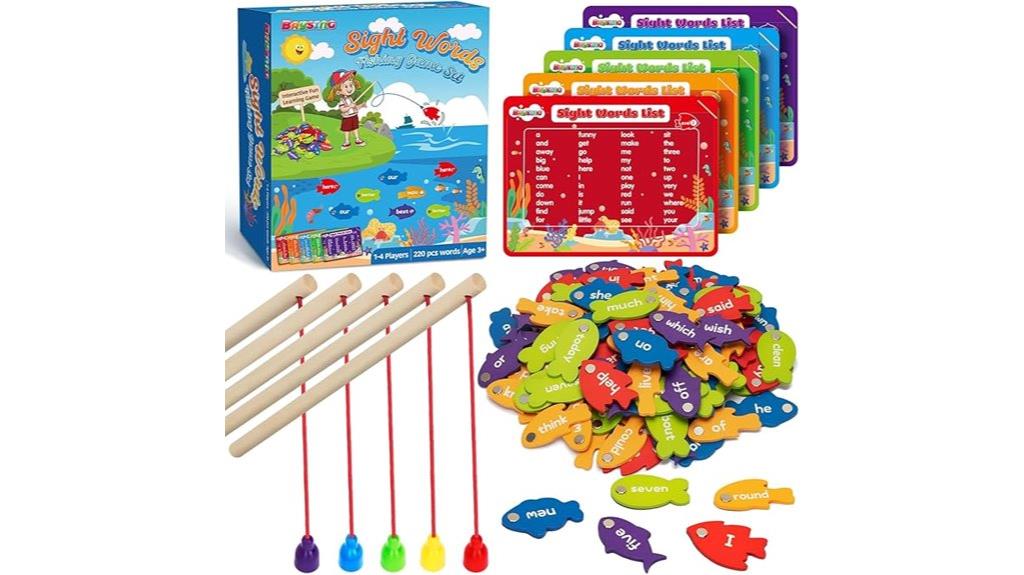 wooden toddler fishing game