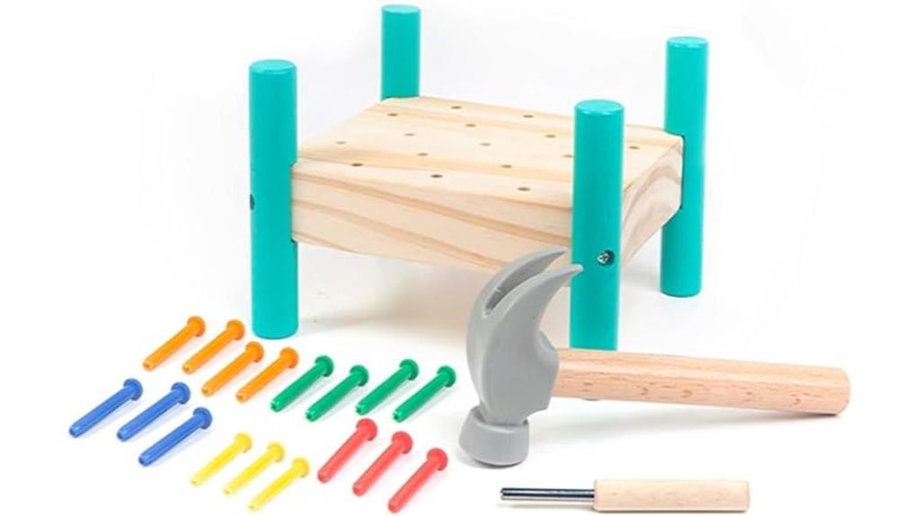 wooden toddler hammer toy