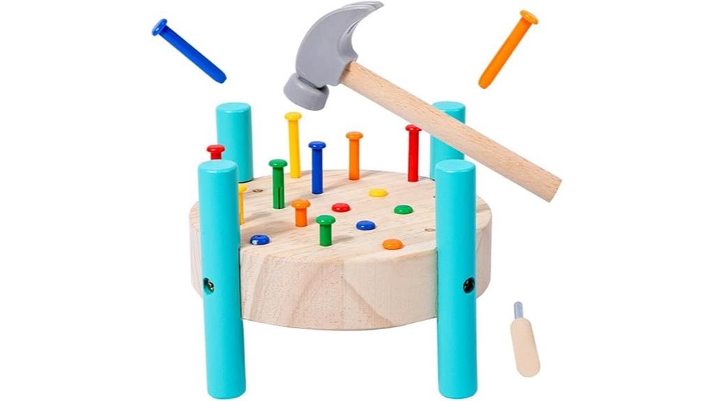 wooden toddler hammer toy
