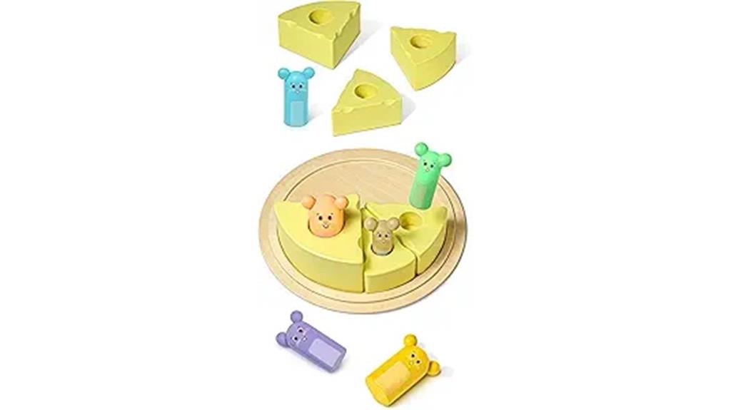 wooden toddler peg set