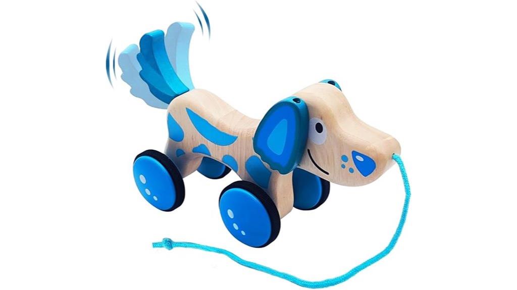 wooden toddler pull toy