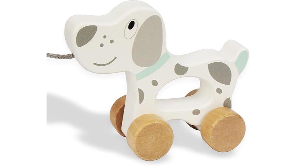 wooden toddler pull toy