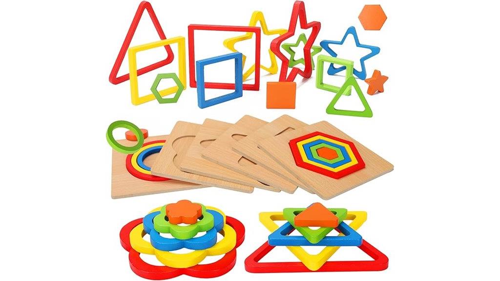 wooden toddler shape puzzle