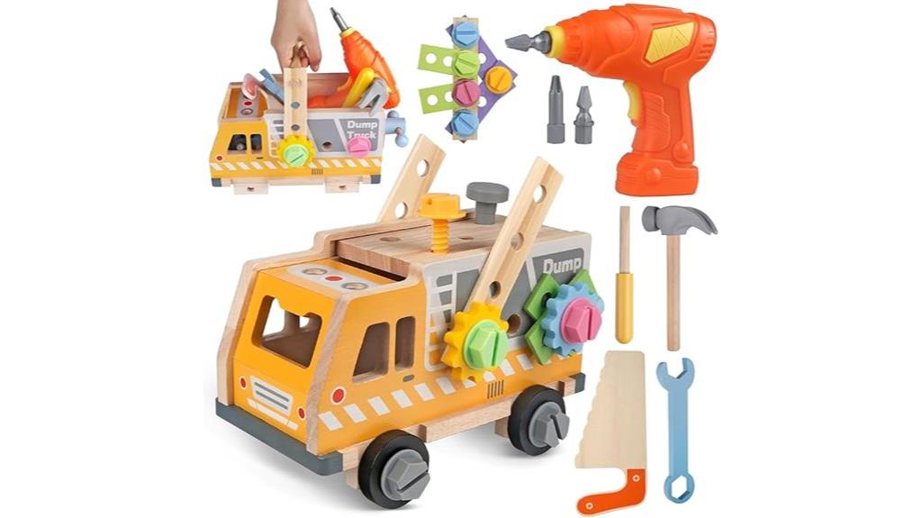 wooden toddler tool set