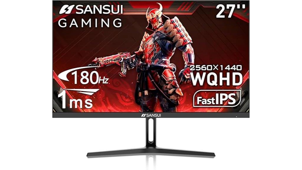 27 inch wqhd gaming monitor