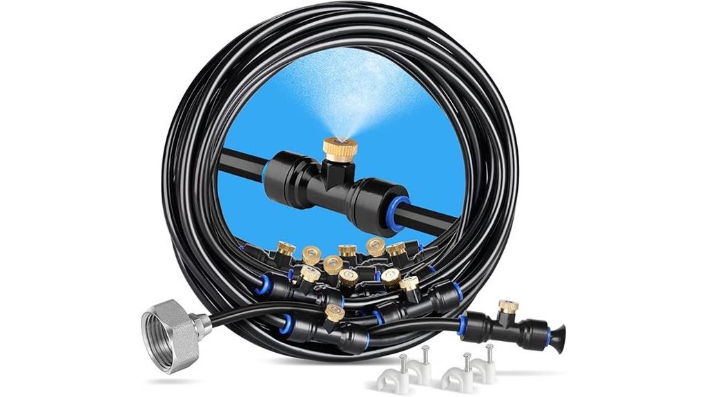 59 foot misting cooling system