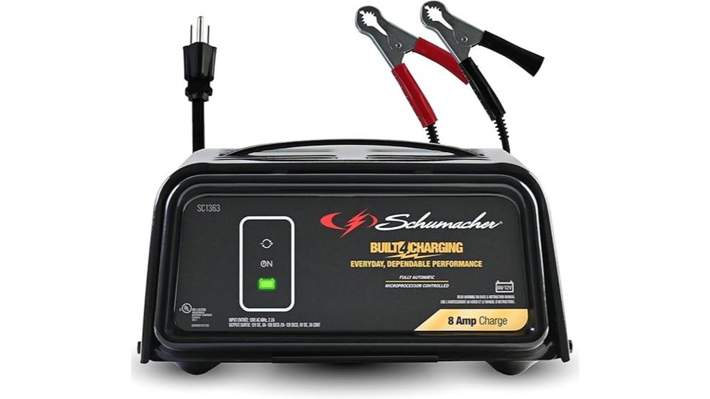 8 amp car battery charger