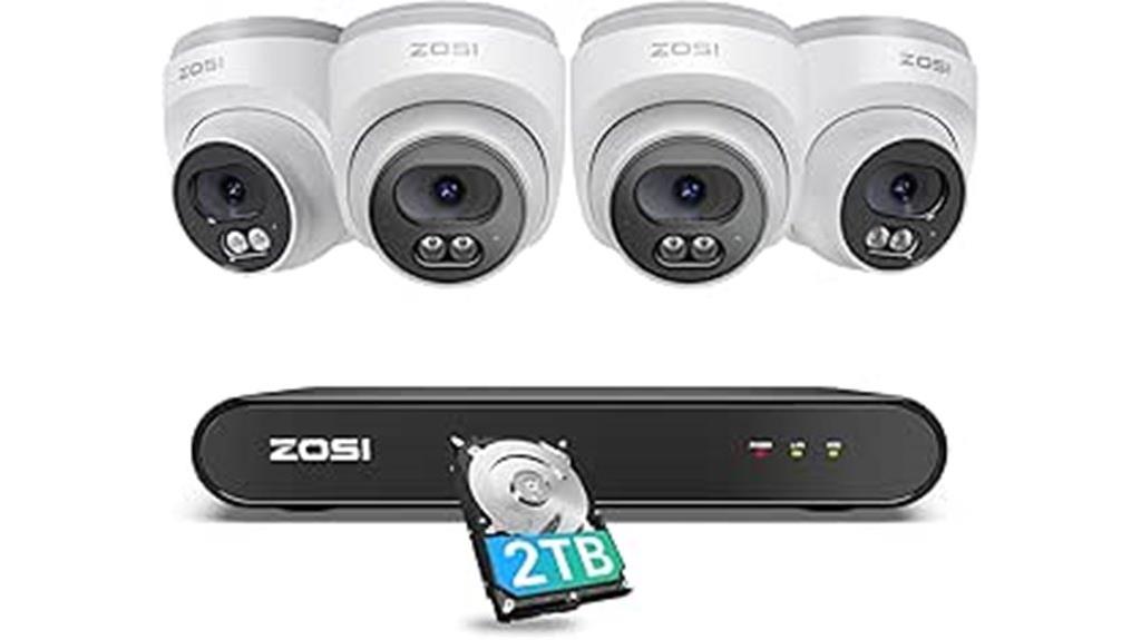 8 channel 4mp security system