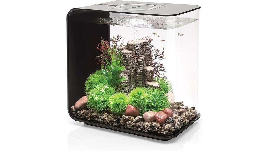 acrylic aquarium with lighting