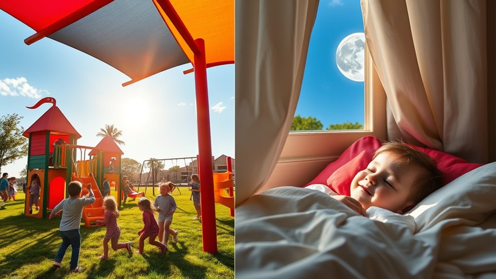 active play improves sleep