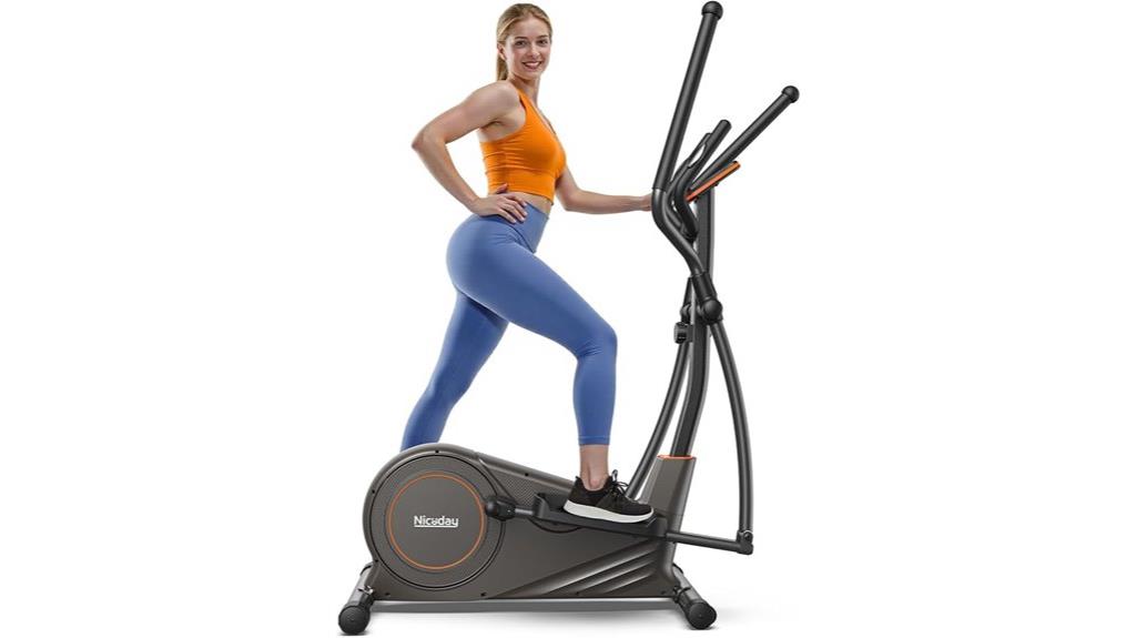 adjustable resistance elliptical machine
