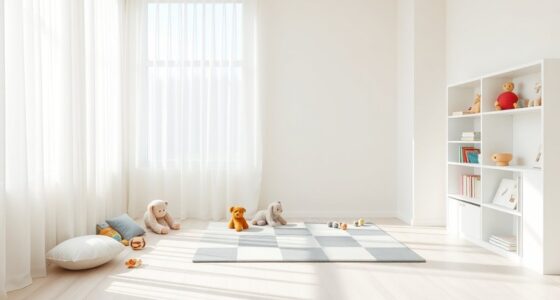affordable minimalist playroom design