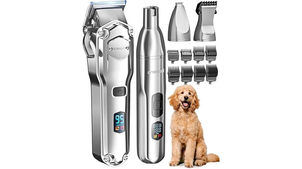 all in one dog clipper kit