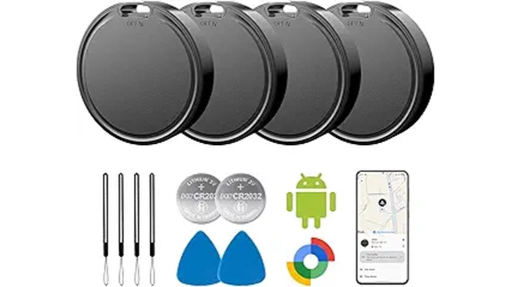 android compatible waterproof trackers