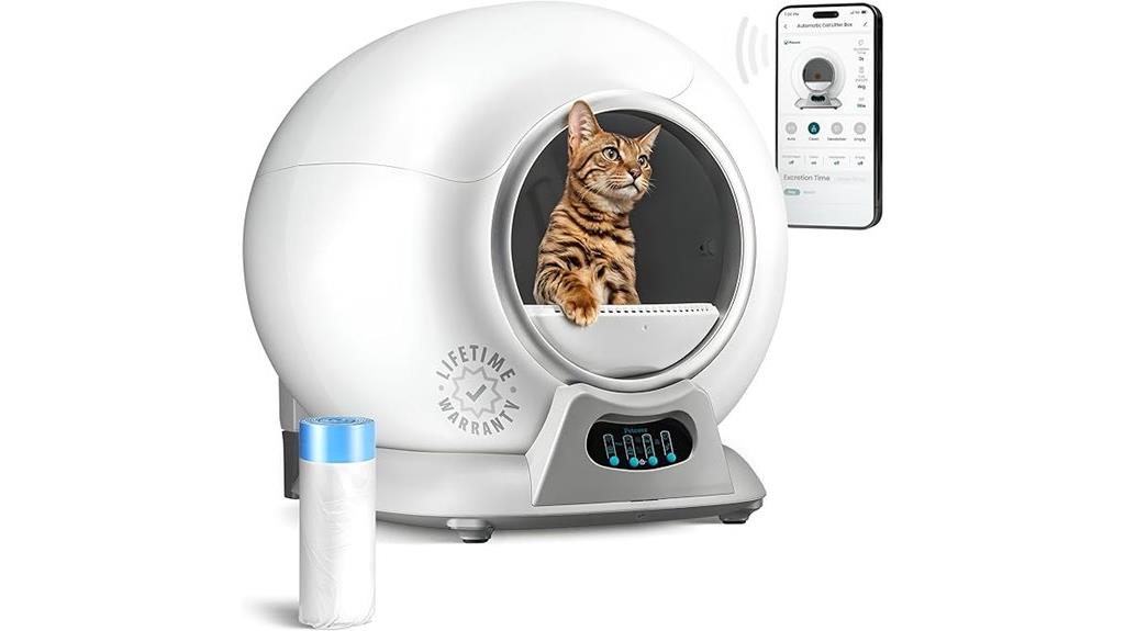automatic self cleaning litter box