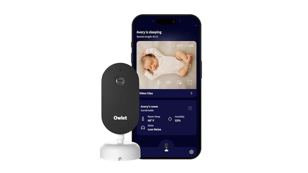 baby monitor with high resolution camera