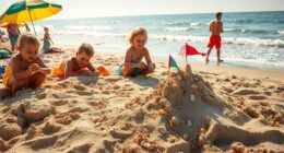 beach activities sand tides