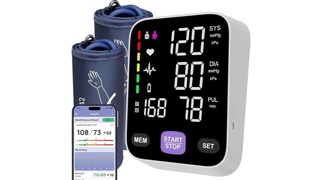 bluetooth blood pressure cuff