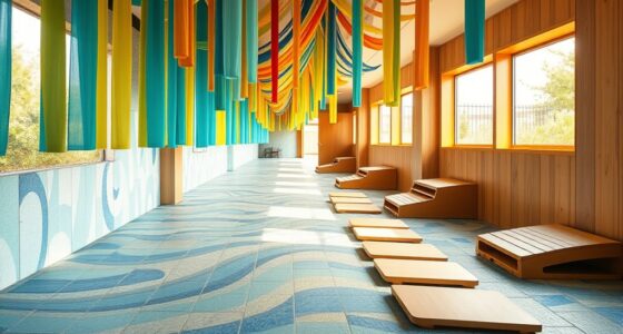 build a sensory hallway path