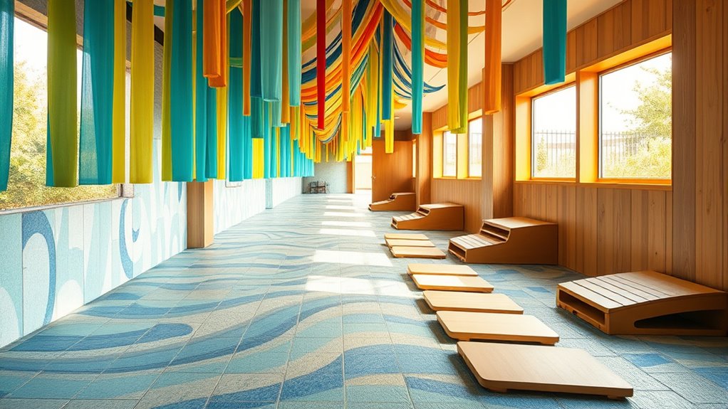 build a sensory hallway path