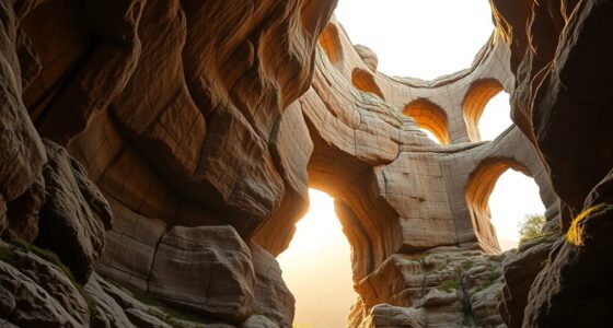 building with stacked arches