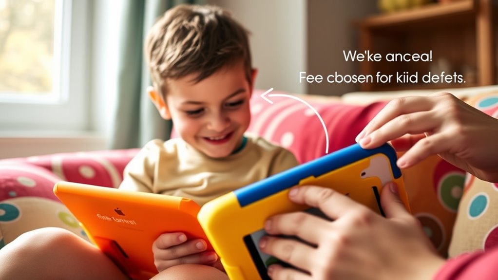child friendly tablet features