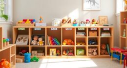 child friendly toy organization