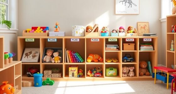 child friendly toy organization