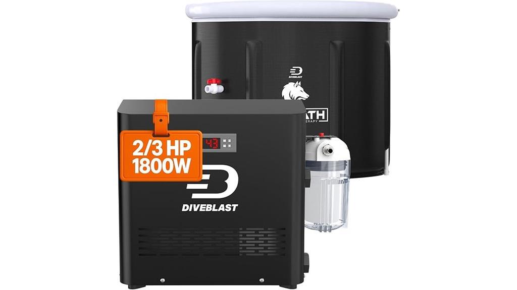 chilled water bath tub