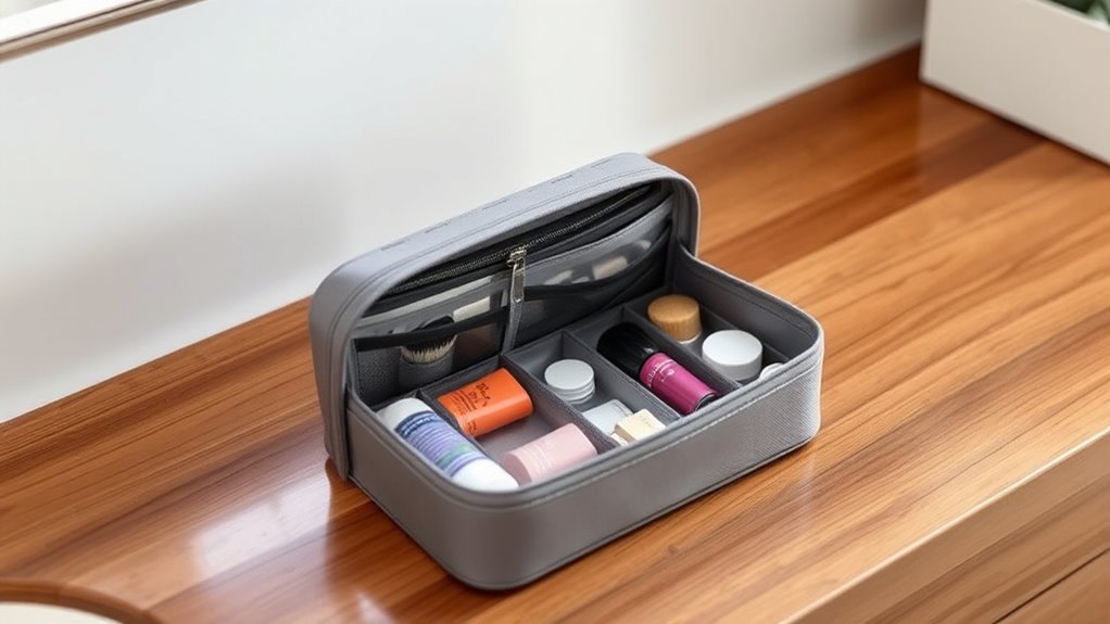 choose functional travel toiletry organizer