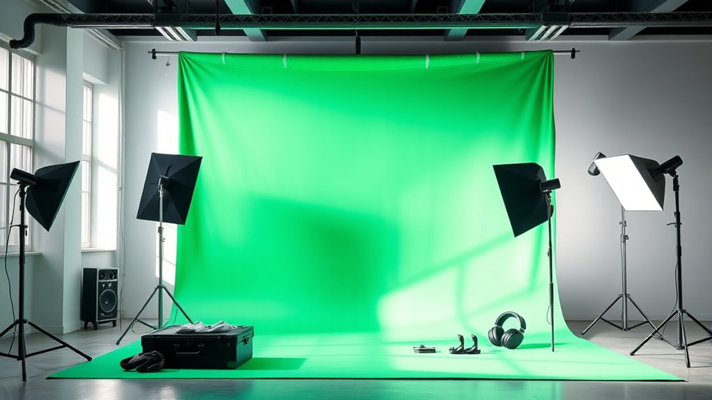 choosing portable green screen
