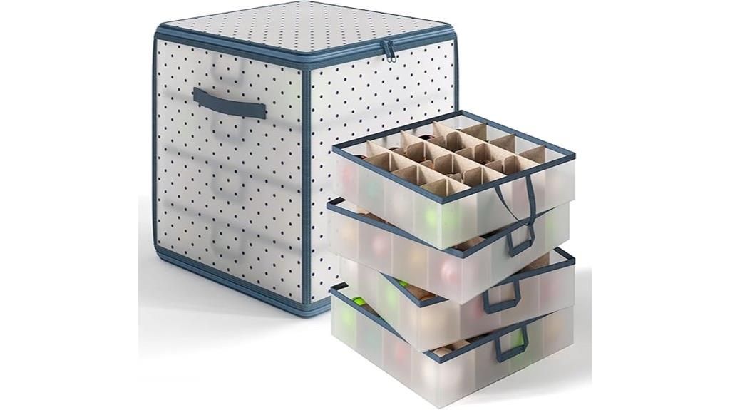 christmas ornament storage box