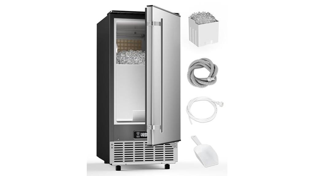 commercial ice maker features
