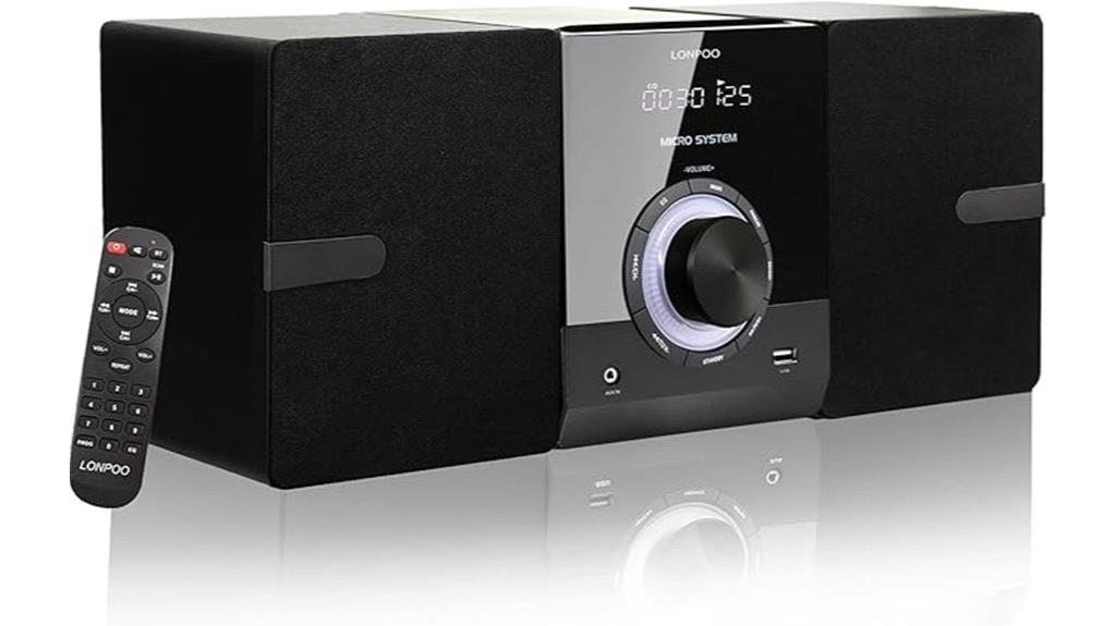 compact bluetooth stereo system